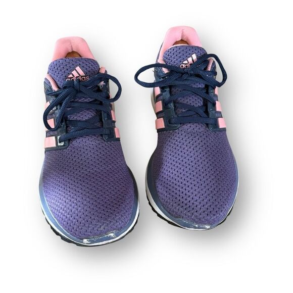 Adidas Energy Cloud WTC Womens Size 8.5 Blue Pink Lace Up Running Shoes BA7530 - Picture 7 of 10